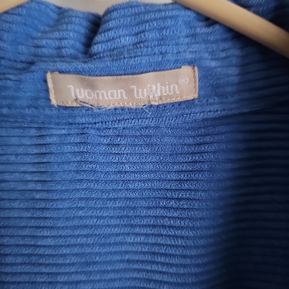 Woman Within Corduroy Shirt Size 20